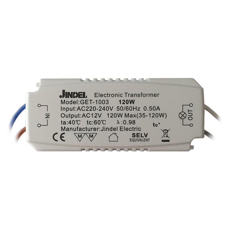 NEW Jindel Electronic Halogen Low Voltage Transformer, 12V 120W 220V