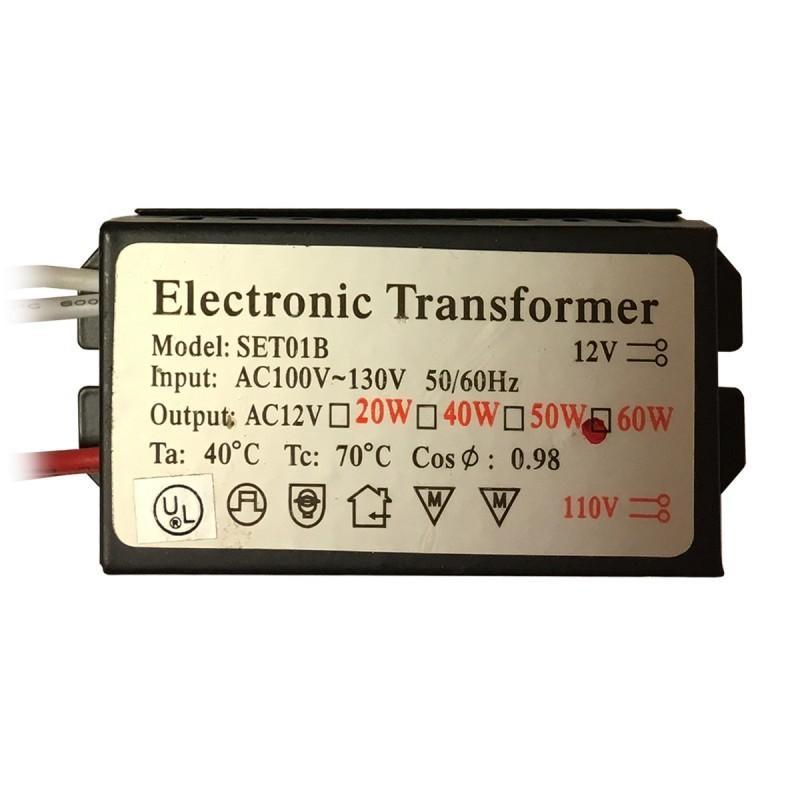Halogen Transformer, Low Voltage, 12V 60W, OEM Evrosvet LMSET01B60W
